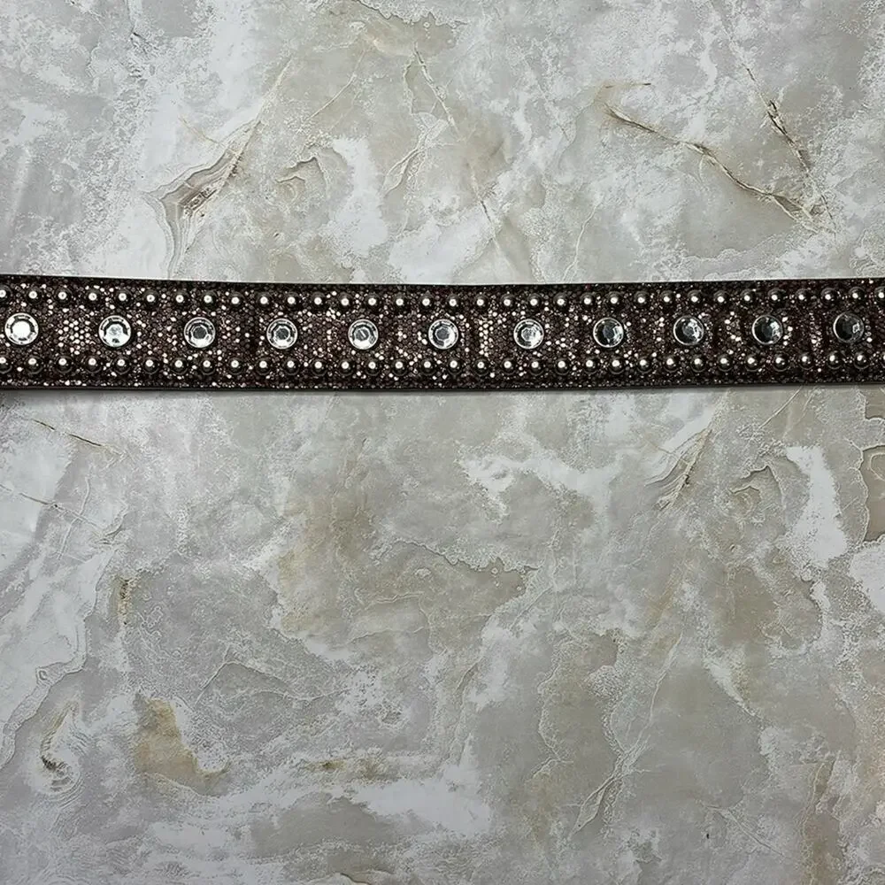 3D Western/Cowgirl Y2K McBling Glam Studded Belt